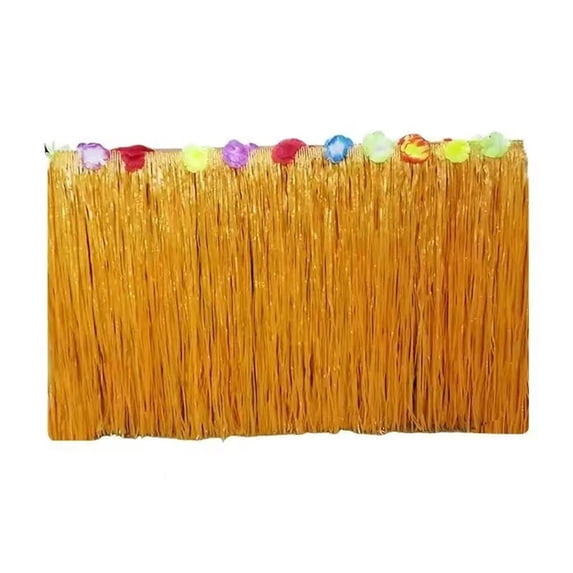 200x75cm Outdoor Beach Atmosphere Decorative Table Skirt Tassel Table