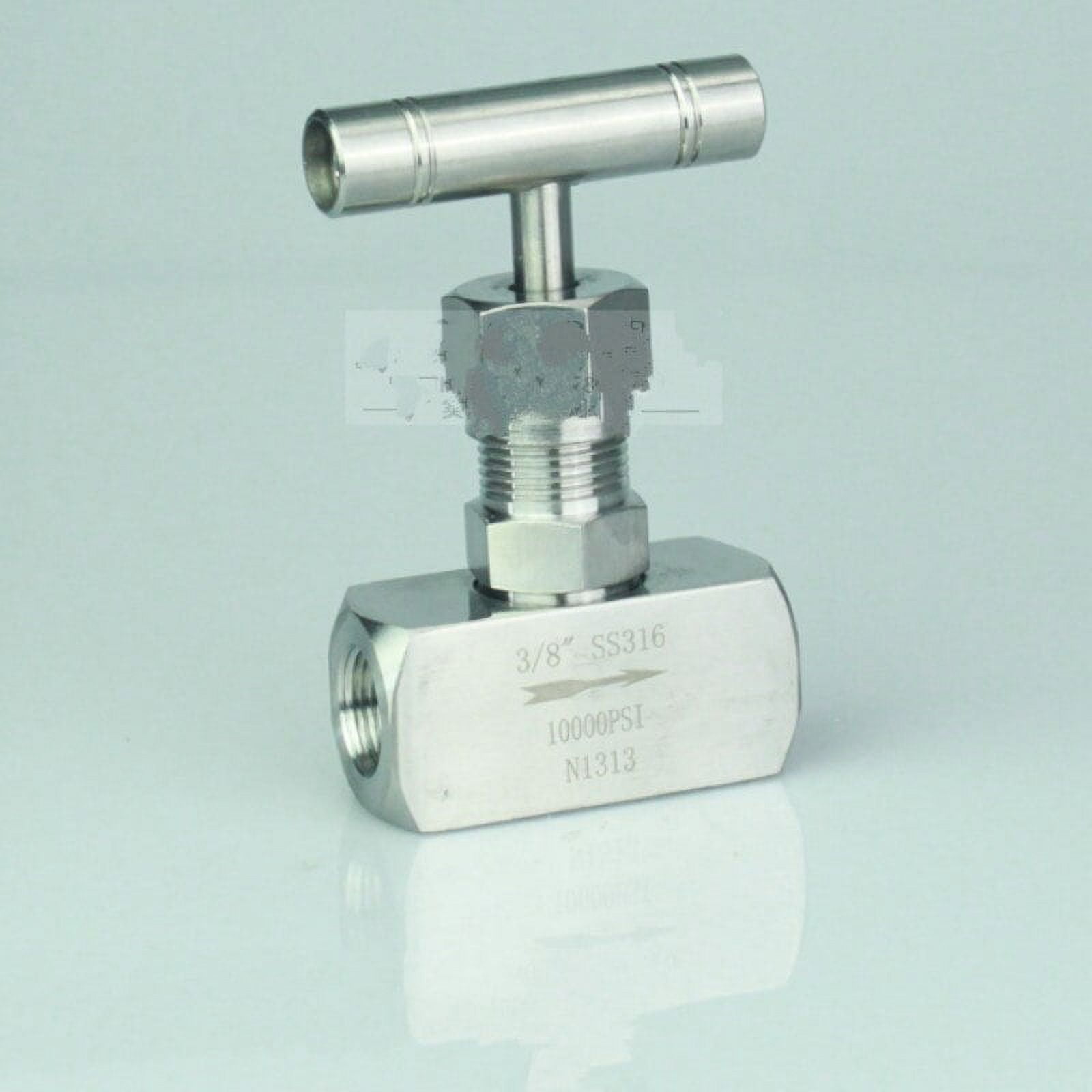 304 Stainless Steel Needle Valve - G Female Thread For Water, Gas, Oil Flow Control (1/8, 1/4, 3/8, 1/2 Inch)