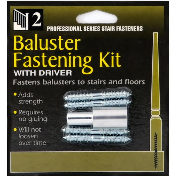 201 Baluster Fastening Kit 1/4" x 2" Balusters w/driver