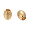 thumbnail image 1 of 201 Stainless Steel Beads Barrel Golden 5x4mm Hole: 2mm DIY, 1 of 2