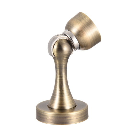 201 Stainless Steel Door Magnetic Catch Stopper Screw Wall Mount Brass Tone