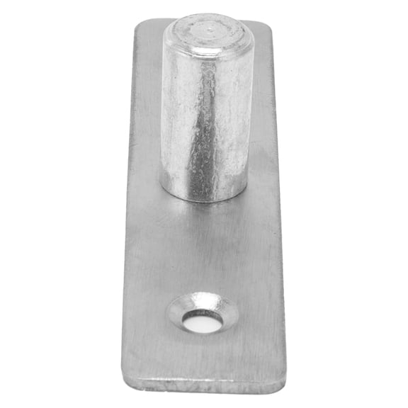 201 Stainless Steel Door Pivot Hinge Kit with Pin - 91x21x25mm Floor Swinging Door Hardware for Glass Doors