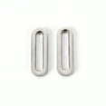 thumbnail image 1 of 201 Stainless Steel Linking Rings Laser Cut Oval Stainless Steel color 14x4.5x1mm Inner Diameter: 11x1.5mm, 1 of 2