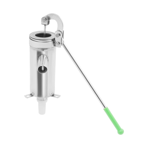 201 Stainless Steel Manual Hand Well Pump, Retro Hand Operated Water Suction Pump Max 26.25ft Suction Depth for Yard Farm Courtyard Outdoor