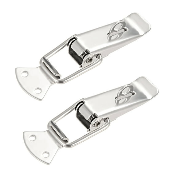 201 Stainless Steel Spring Loaded Toggle Latch Catch Clamp 127mm, 2 pcs