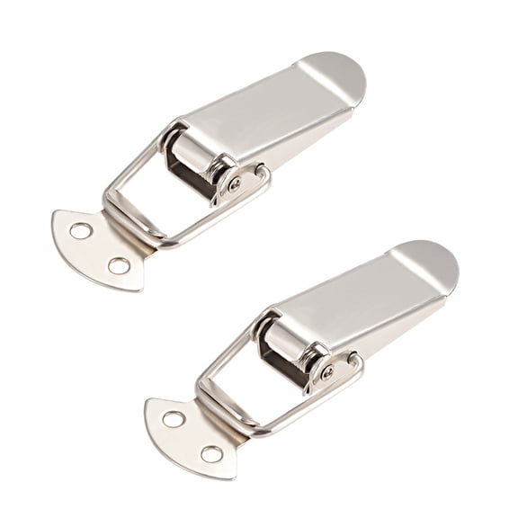 Iron Spring Loaded Toggle Latch Catch Clamp Hasps 2 pcs, 90mm Overall Length
