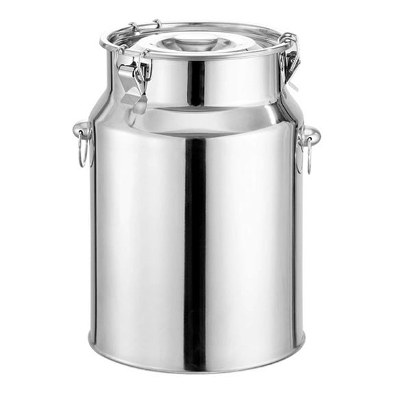 201 stainless steel milk can bucket with lid, sealed barrel, wine barrel, oil barrel, fermentation barrel, for storing liquids container