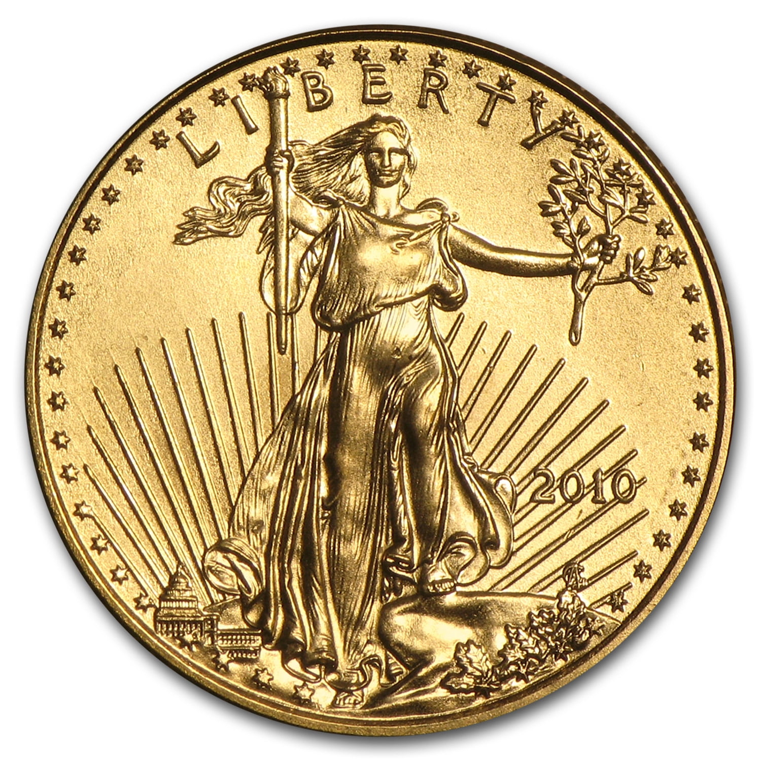 U.S. MINT 2010 1/10 oz American Gold Eagle BU