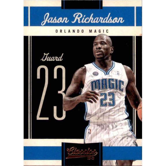 2010-11 Panini Classics Base #87 Jason Richardson Orlando Magic Basketball Card Orlando Magic NBA Basketball Trading Card