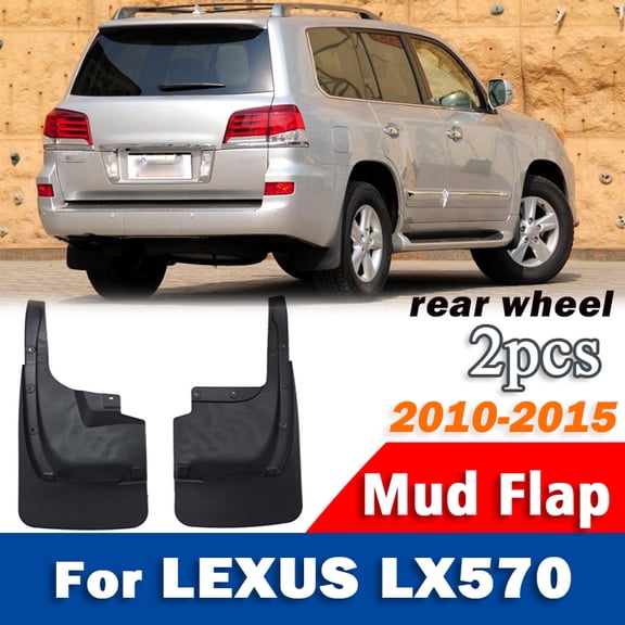 2010 2011 2012 2013 2014 2015 FOR LEXUS LX570 Mudguard Car Mudflaps Fender Mud Flap Guards Splash Mudguard Car Accessories 2pcs