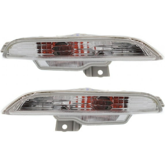 CarLights360: For 2010 Honda Insight Turn Signal Light Assembly Driver and Passenger Side Pair w/ Bulbs DOT Certified - Replaces HO2530125 HO2531125