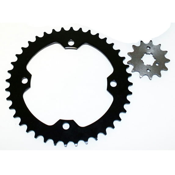 2010-2013 Yamaha Raptor YFM350 13 Tooth Front & 40 Tooth Rear Silver Sprocket