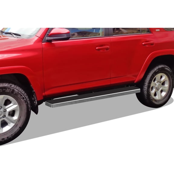 2010-2016 Toyota 4Runner Trail Edition 2017-2019 Toyota 4Runner TRD Off-Road 2014-2019 4Runner SR5 (Excl. TRD Pro or Lower Rocker Panel Model) Hairline Finish 5 Inch Side Bar Side Step Running Board