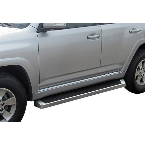 2010-2016 Toyota 4Runner Trail Edition\ 2017-2019 Toyota 4Runner TRD Off-Road\ 2014-2019 4Runner SR5 Polish Finish 6 Inch iRunning Board Door to Door Side Bar Side Step Running Board