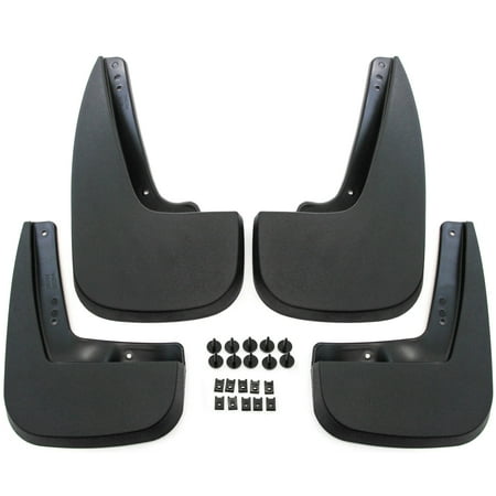 2010-2017 Compatible with Chevy Equinox Mud Flaps Mud Guards Splash Guards Front Rear Molded 4pc 19170498
