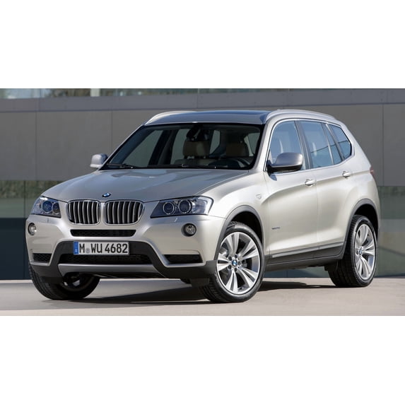 2010 BMW X3 - 12x18 Inch Laminated Poster - Stunning Detail and Bold Colors