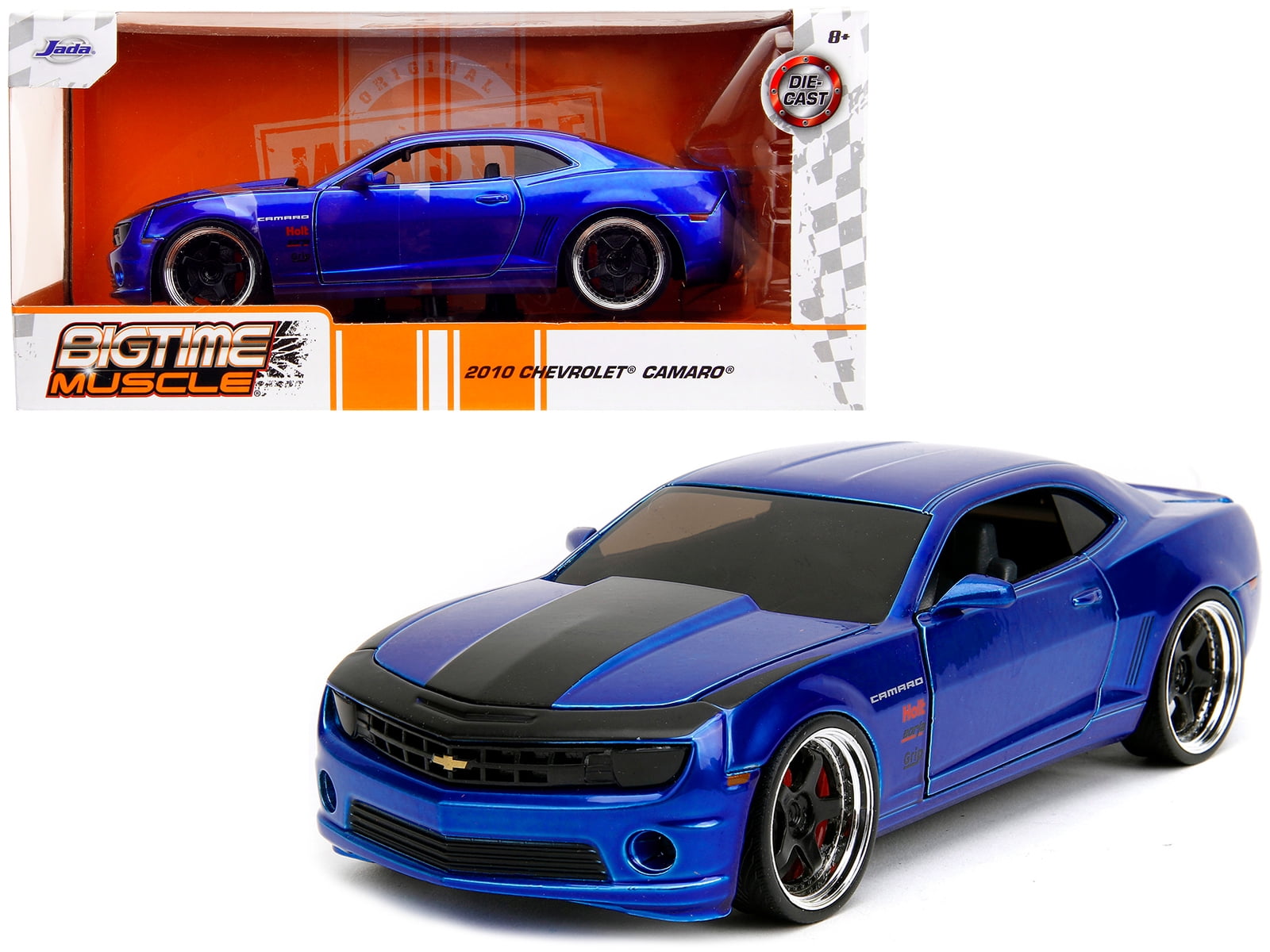 Jada Toys, 2010 Chevrolet Camaro Candy Blue with Black Hood