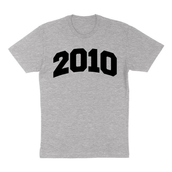 2010 College Style Shirt Unisex Large Grey
