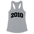 thumbnail image 1 of 2010 College Style Tank Top Fitted Racerback Women's Large Heather Grey, 1 of 5