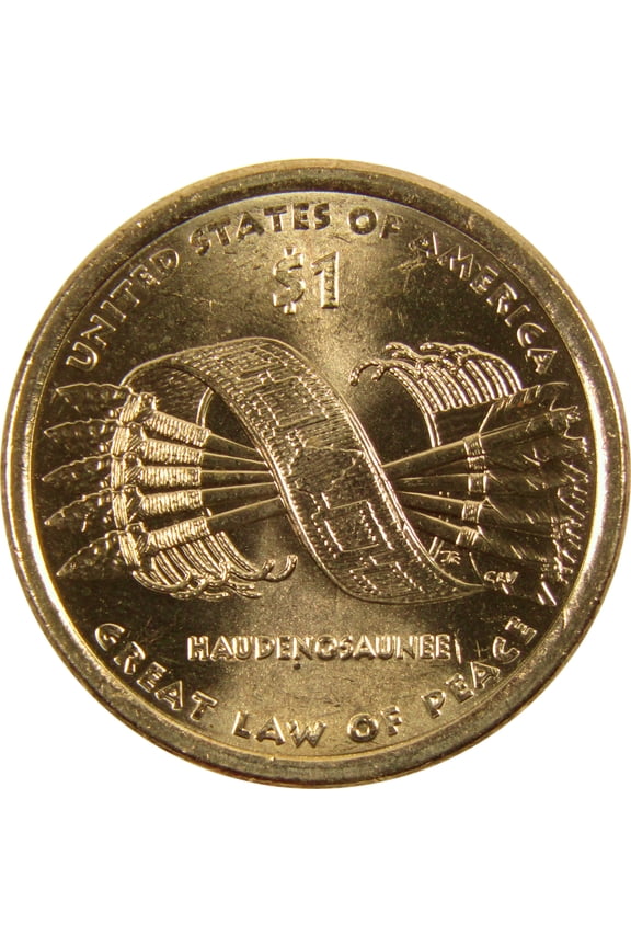 2010 D Great Law of Peace Native American Dollar BU Uncirculated $1