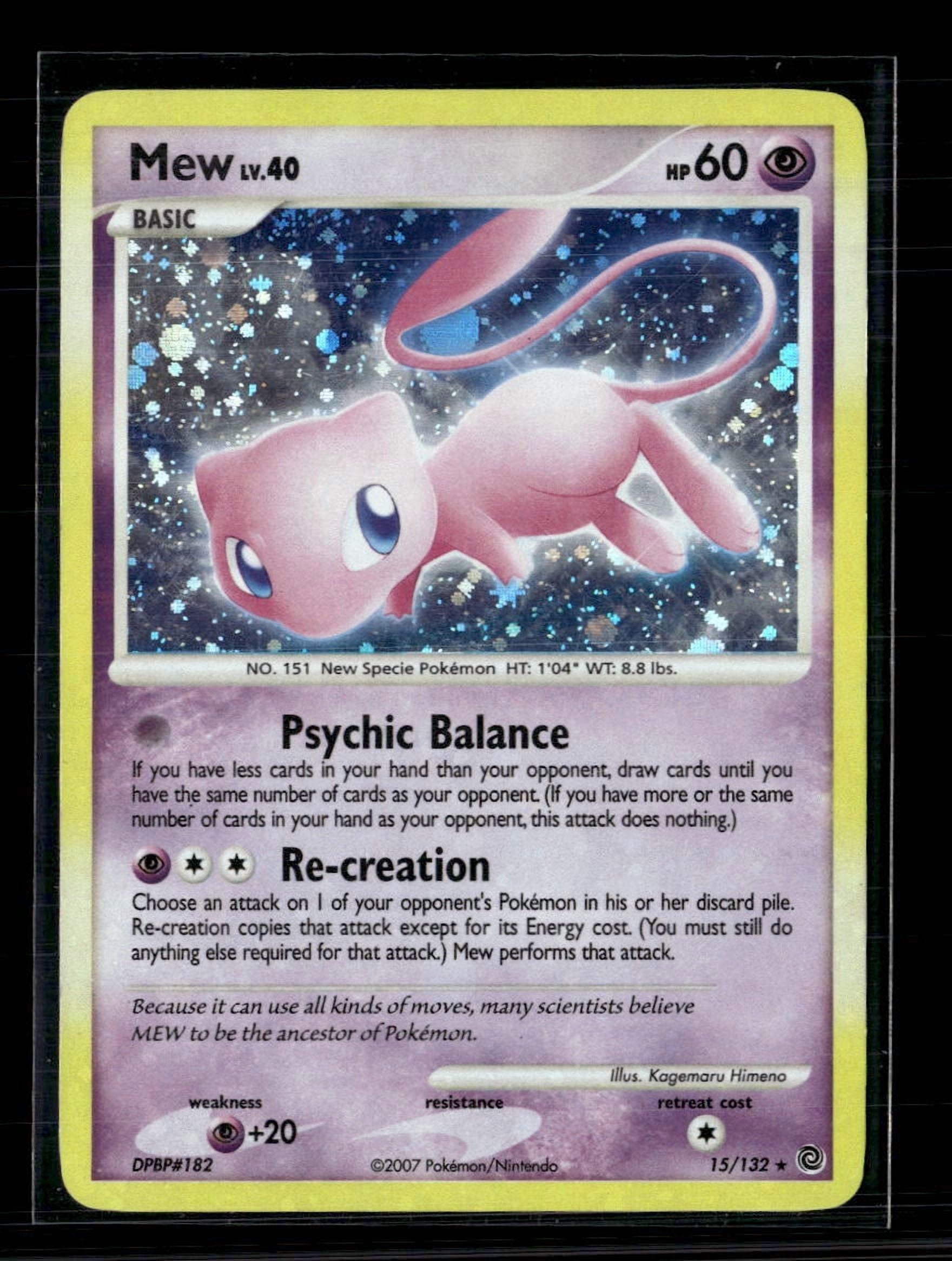 mew holo pokemon card Pokemon Card Mew (Holographic) main image 0