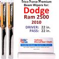 thumbnail image 1 of 2010 Dodge Ram 2500 Performance Beam Wipers (Set of 2), 1 of 3