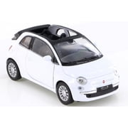2010 Fiat 500C, White - Welly 43612D - Diecast Model Toy Car Brand New but NO BOX