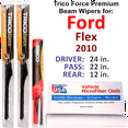thumbnail image 1 of 2010 Ford Flex Performance Beam Wipers (Set of 3) w/Rear Wiper, 1 of 3