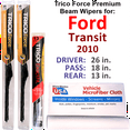 thumbnail image 1 of 2010 Ford Transit Performance Beam Wipers (Set of 3) w/Rear Wiper, 1 of 3