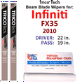 thumbnail image 1 of 2010 Infiniti FX35 Beam Blade Wipers (Set of 2), 1 of 3