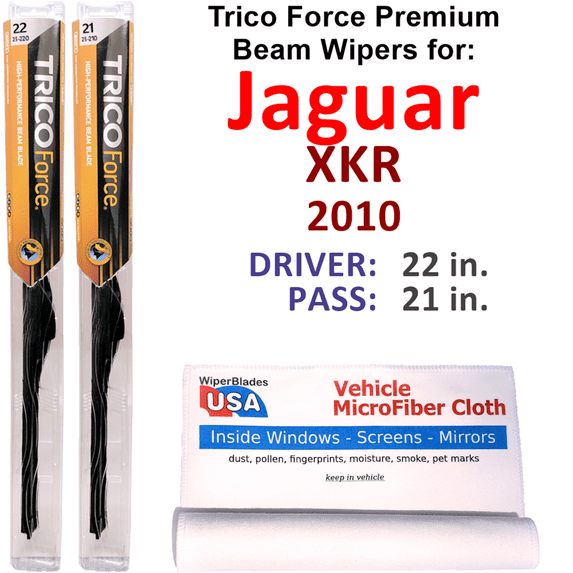 2010 Jaguar XKR Performance Beam Wipers (Set of 2)