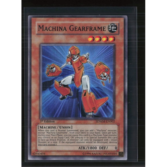 2010 Konami Machina Mayhem Structure Deck Machina Gearframe 1st Edition