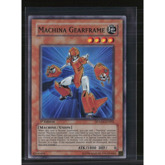2010 Konami Machina Mayhem Structure Deck Machina Gearframe 1st Edition