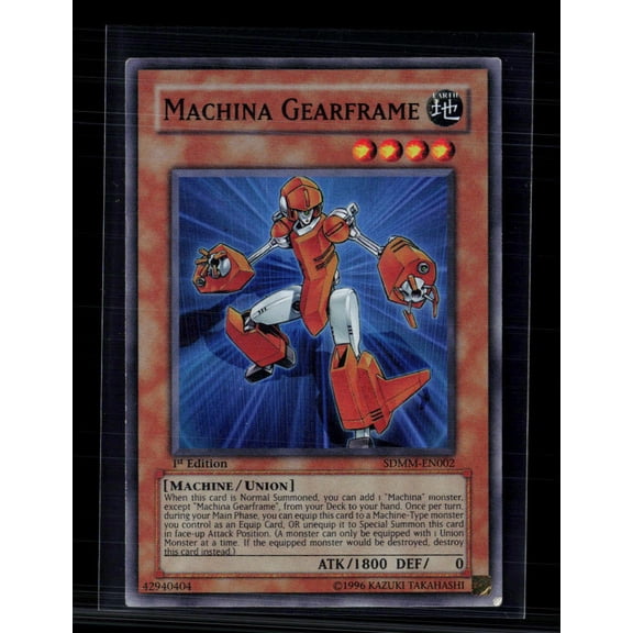 2010 Konami Yu-Gi-Oh! Machina Mayhem Structure Deck Machina Gearframe 1st Edition