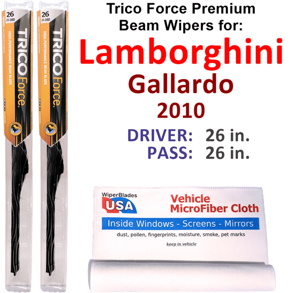 2010 Lamborghini Gallardo Performance Beam Wipers (Set of 2)