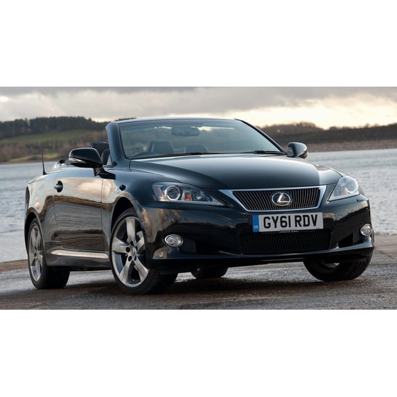 2010 Lexus IS Convertible UK - 12x18 Inch Laminated Poster - Stunning Detail and Bold Colors
