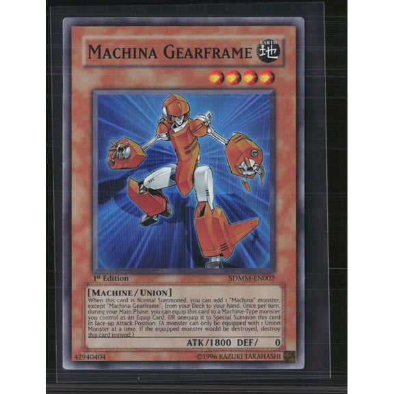 2010 Machina Mayhem Structure Deck Machina Gearframe 1st Edition