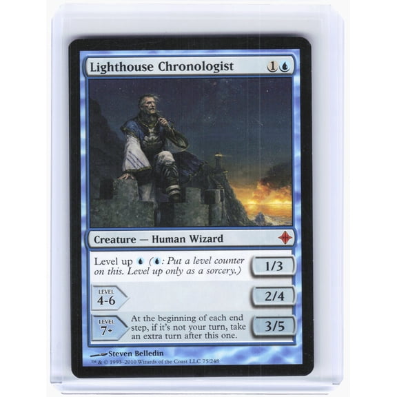 2010 Magic The Gathering Rise of the Eldrazi Lighthouse Chronologist #75 Mythic Non-Foil LP