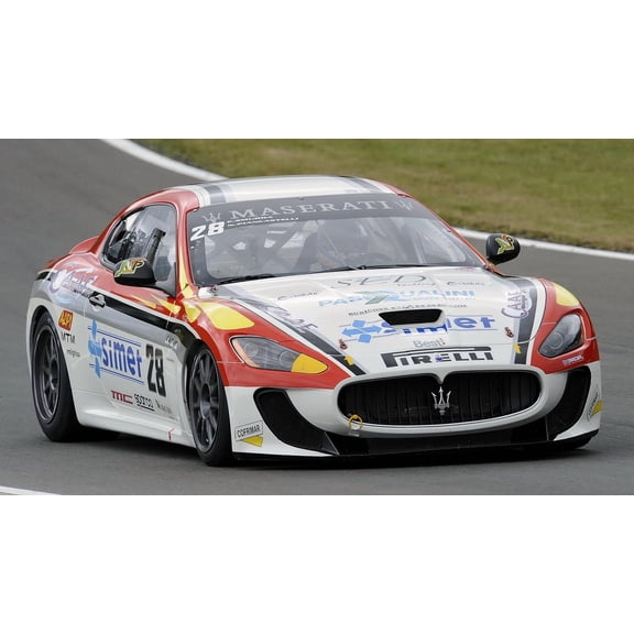 2010 Maserati GranTurismo MC Trofeo Style B - 24x36 Inch Glossy Laminated Poster - Stunning Detail and Bold Colors