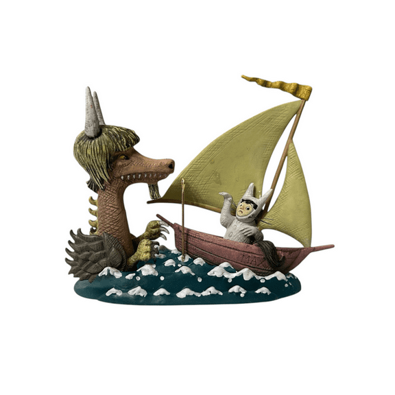 2010 Max Sets Sail (Where The Wild Things Are) Hallmark Keepsake Christmas Tree Ornaments QXI2083