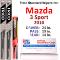 thumbnail image 1 of 2010 Mazda 3 Sport Wiper Blades (Set of 3) w/Rear Wiper, 1 of 3