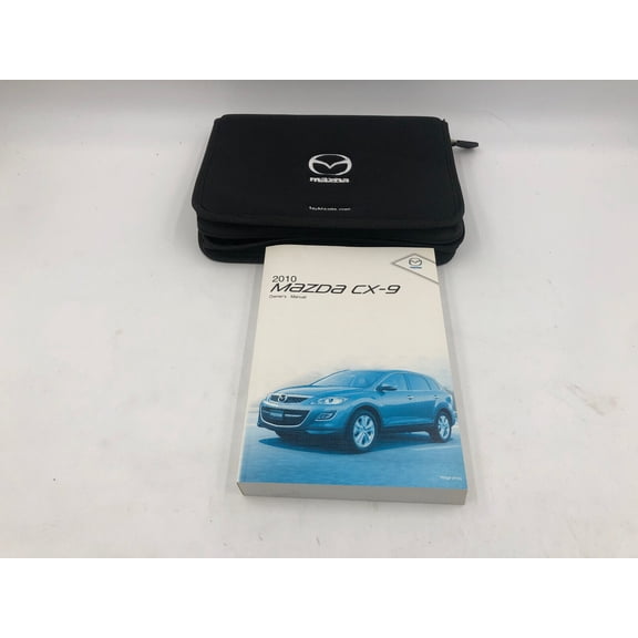 2010 Mazda CX-9 CX9 Owners Manual Handbook Set with Case OEM K01B36003