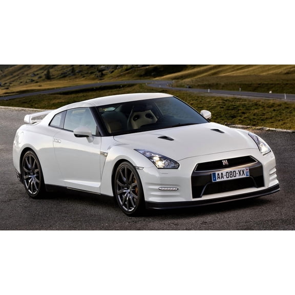 2010 Nissan GT-R Black Edition - 20x30 Inch Laminated Poster - Stunning Detail and Bold Colors