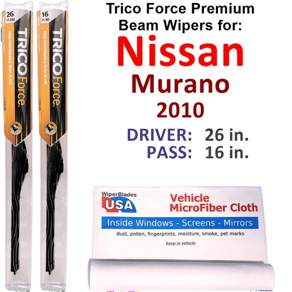 2010 Nissan Murano Performance Beam Wipers (Set of 2)