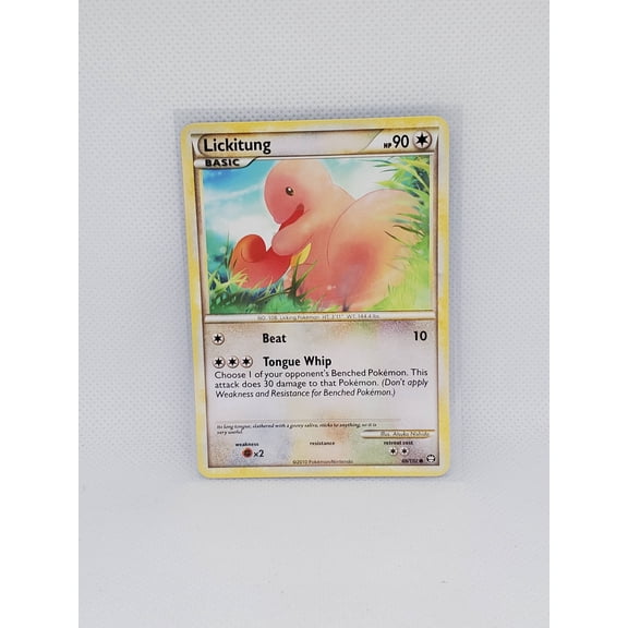 2010 Pokemon HeartGold & SoulSilver Lickitung Uncommon English #66/123