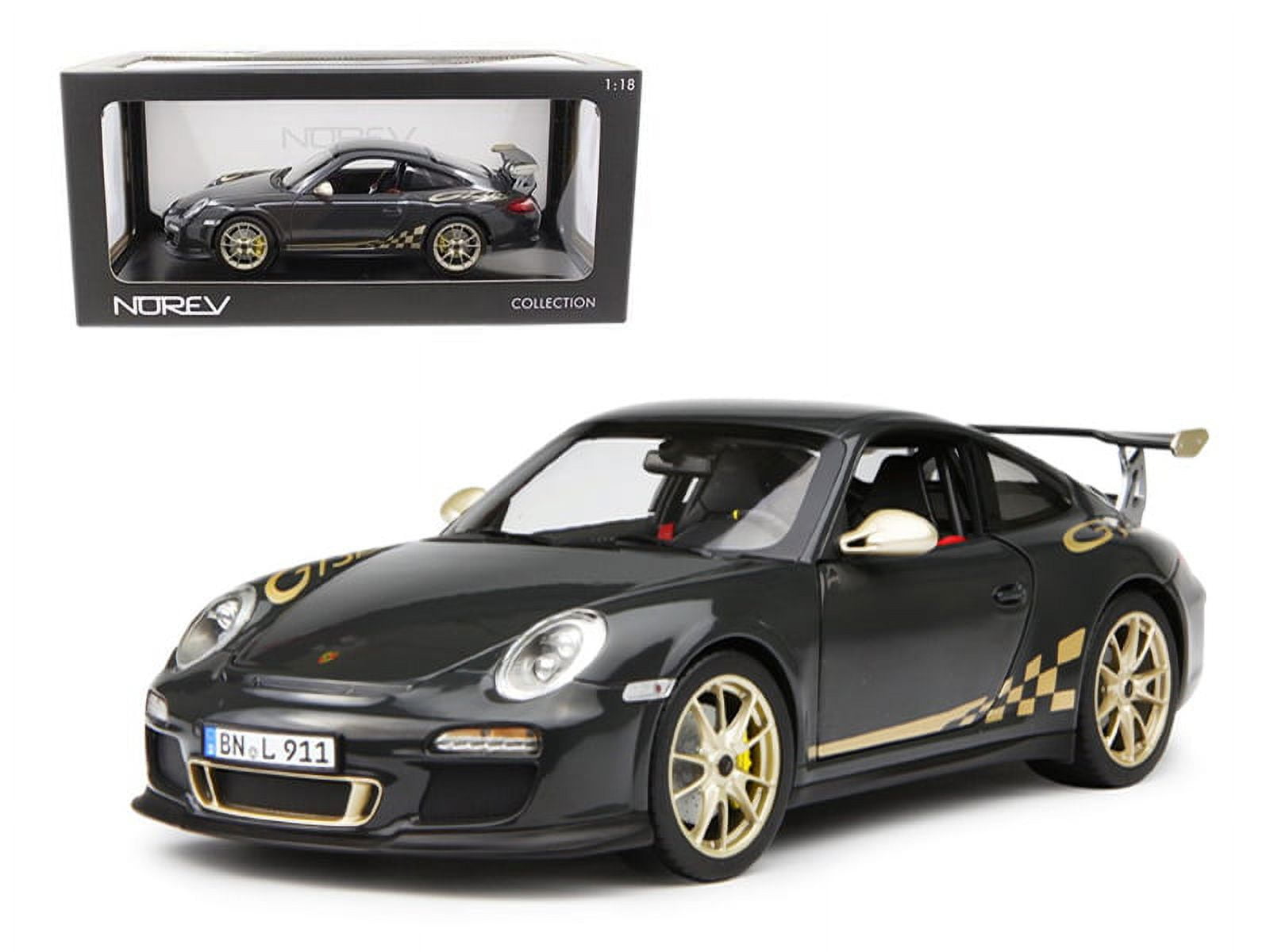 ◆ノレブ 187562 1/18 ポルシェ 911 GT3 RS 2010 2010 Porsche 911 GT3 RS Grey 1/18 Diecast Car Model by Norev