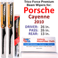 thumbnail image 1 of 2010 Porsche Cayenne Performance Beam Wipers (Set of 3) w/Rear Wiper, 1 of 3