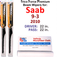 thumbnail image 1 of 2010 Saab 9-3 Performance Beam Wipers (Set of 2), 1 of 3