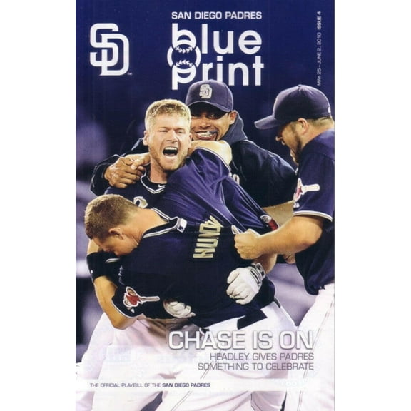 2010 San Diego Padres program (Chase Headley cover)