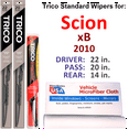 thumbnail image 1 of 2010 Scion xB Wiper Blades (Set of 3) w/Rear Wiper, 1 of 3